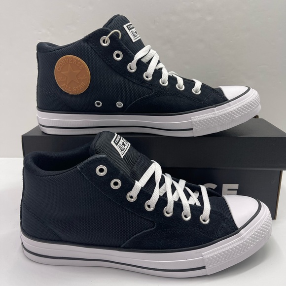 Converse Men’s A11129CCTAS MALDEN STREET MIDBLACK/HONEY/WHITE Sneakers
